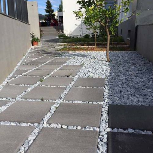 Suelo de jardín instalado